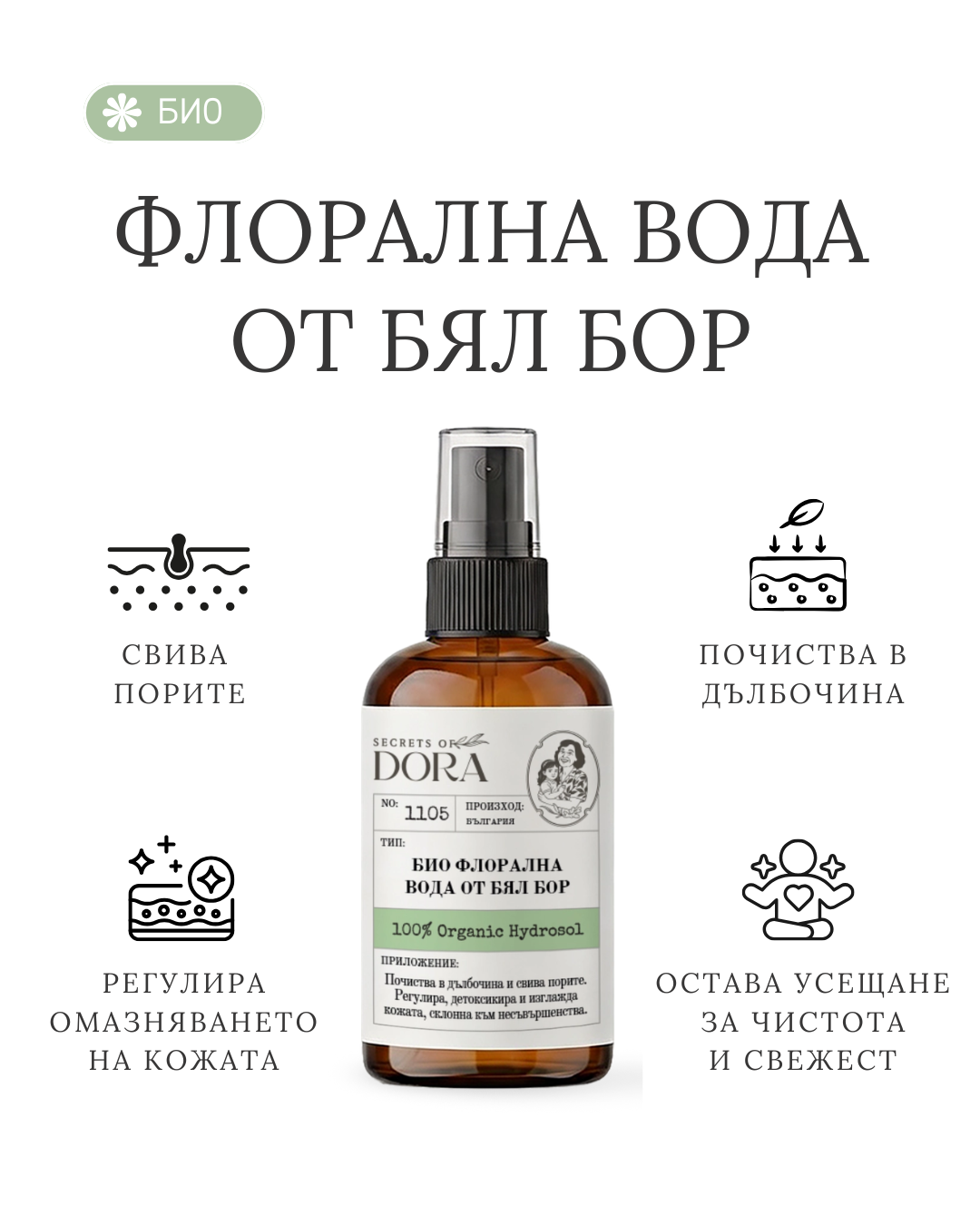 БИО Флорална вода от Бял Бор