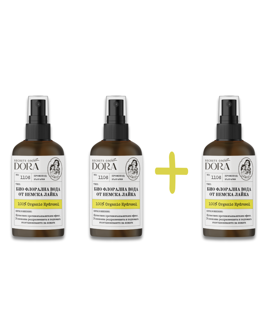 2 x Флорална вода от Немска Лайка + 1 подарък