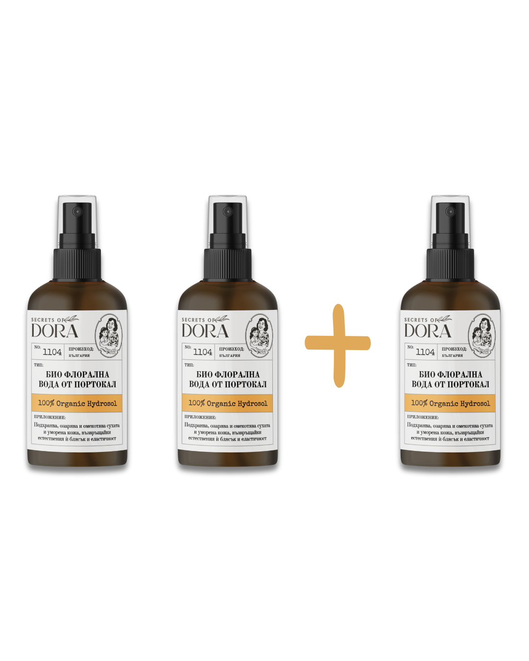 2 х Флорална вода от Портокал + 1 подарък