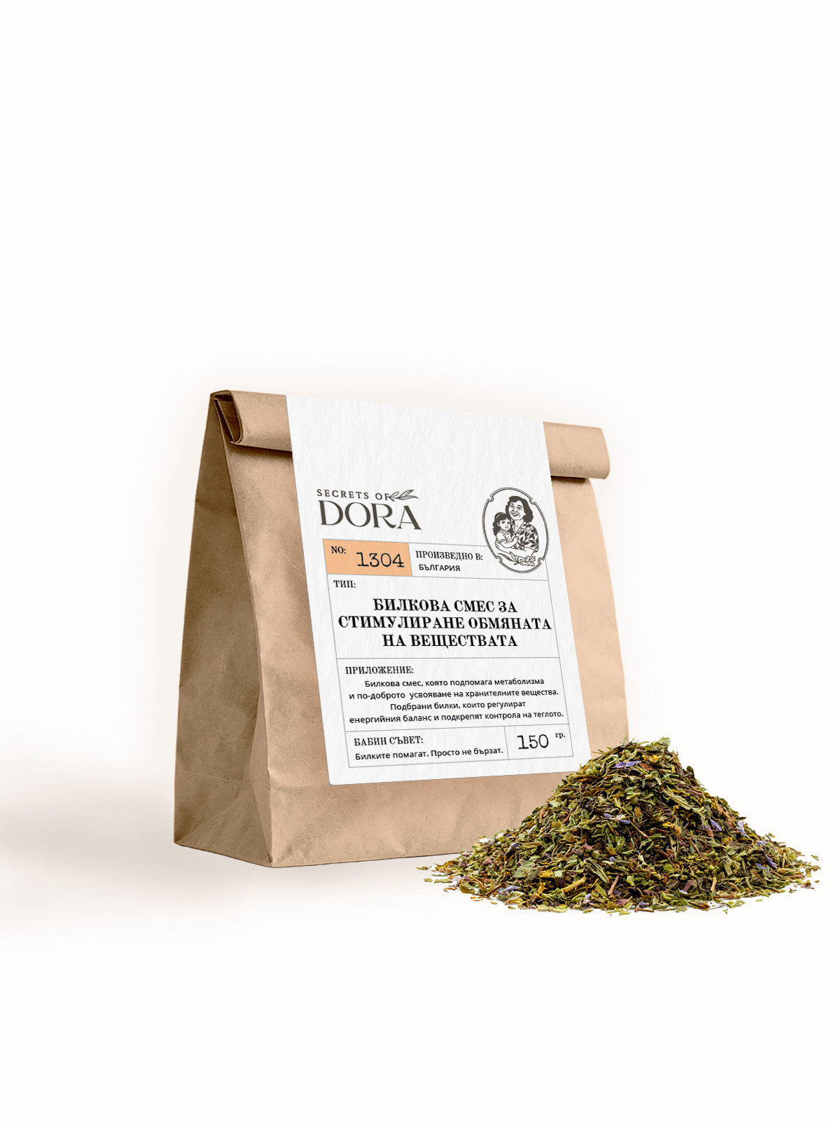 Билкова смес за стимулиране обмяна на веществата